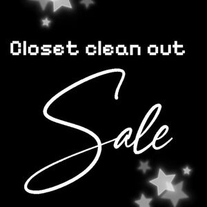 Closet Clean Out Sale Poster